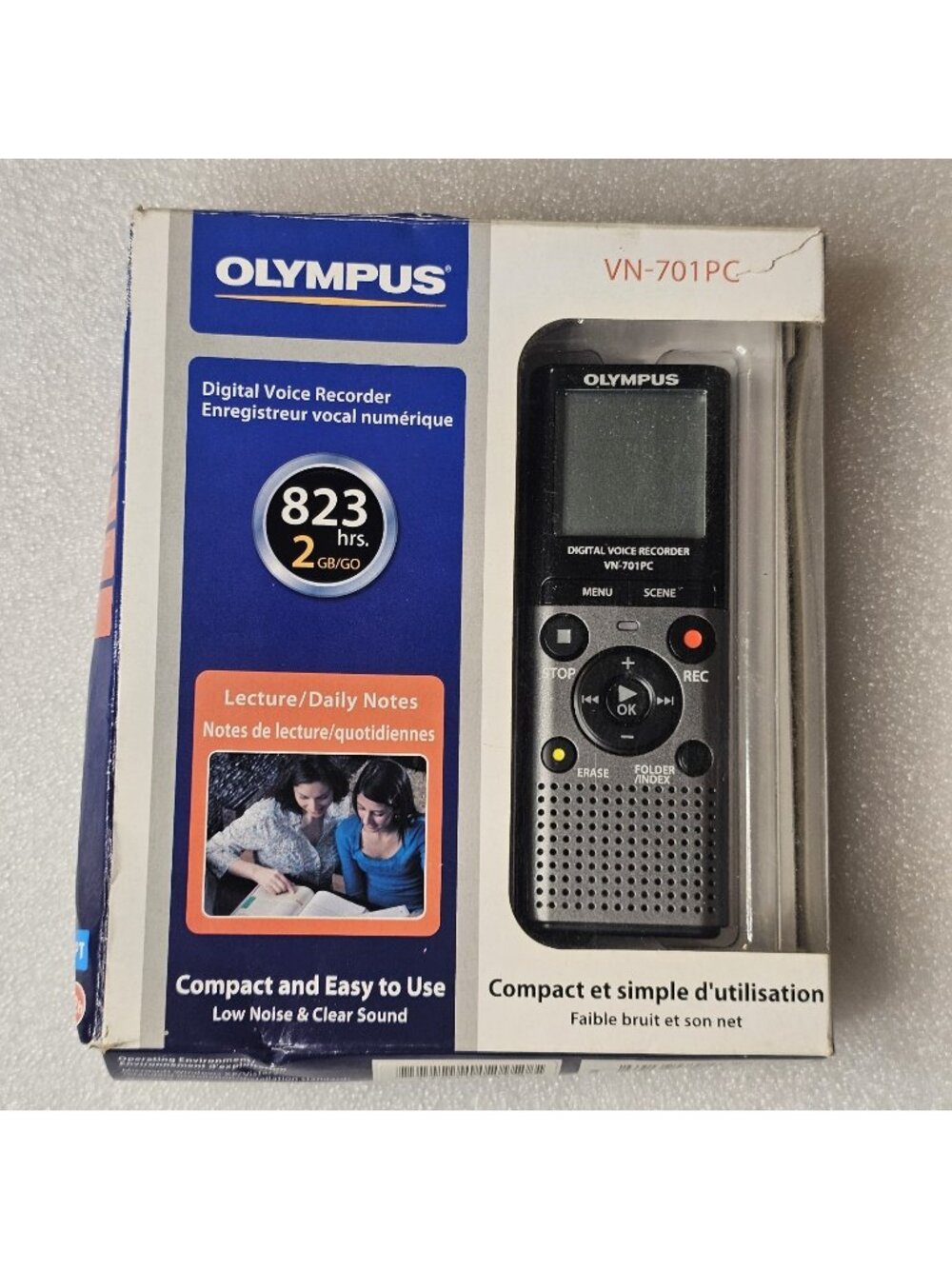 VTG Y2K Voice Recorder 2 GB Compact College Student Tool Wireless Digital 2000s